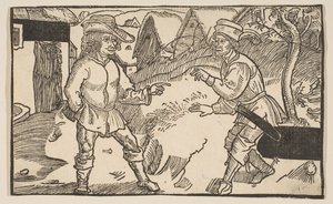Heauton Timouroumenos、コメディオブテレンス、19世紀の復刻版。 作： Albrecht Dürer