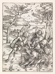 モリオン双生児を征服するヘラクレス 作： Albrecht Dürer