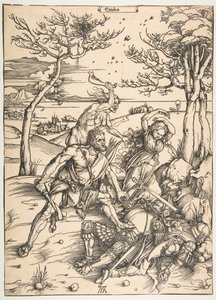モリオーニドの双子を征服するヘラクレス.nd 作： Albrecht Dürer