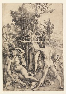 十字路のヘラクレス (嫉妬の影響) 作： Albrecht Dürer