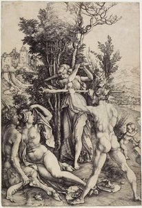 ヘラクレス、c。 1499年 作： Albrecht Dürer