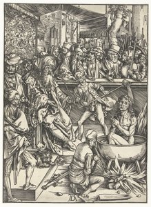 伝道者ヨハネの殉教 作： Albrecht Dürer