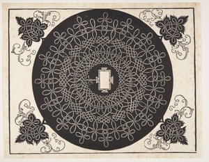 横長シールド付きインターレース コード パターン 作： Albrecht Dürer