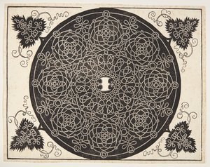 スカラップシールド付きインターレースコードパターン 作： Albrecht Dürer