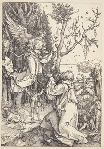 ヨアヒムと天使 作： Albrecht Dürer