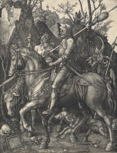 騎士、死と悪魔、1513年。 作： Albrecht Dürer