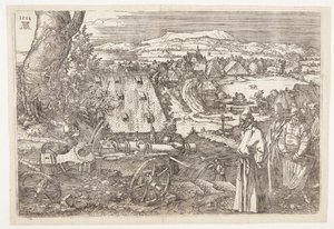 カノンのある風景 作： Albrecht Dürer