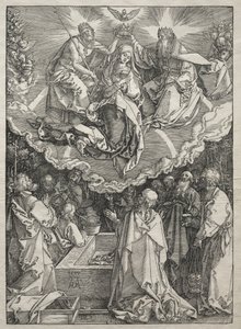 聖母の生涯：聖母の被昇天、1504- 1505年。 作： Albrecht Dürer