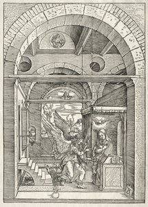 聖母の生涯：受胎告知 作： Albrecht Dürer