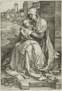 マドンナ・バイ・ザ・ウォール 作： Albrecht Dürer