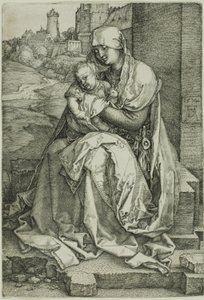 マドンナ・バイ・ザ・ウォール 作： Albrecht Dürer