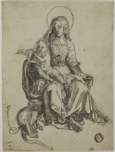 マドンナと猿 作： Albrecht Dürer