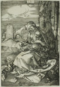 梨とマドンナ 作： Albrecht Dürer