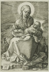 くるまれた幼児とマドンナ 作： Albrecht Dürer