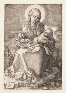 くるまれた幼児と一緒のマドンナ 作： Albrecht Dürer
