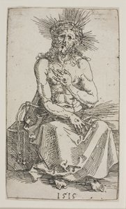 悲しみの男、着席 作： Albrecht Dürer
