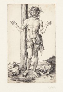 両手を上げた哀しみの男 作： Albrecht Dürer