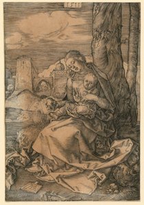 梨を持ったマリア 作： Albrecht Dürer