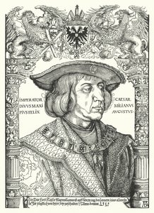 マクシミリアン1世、神聖ローマ皇帝 作： Albrecht Dürer