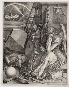 Melencolia I、1514。 作： Albrecht Dürer