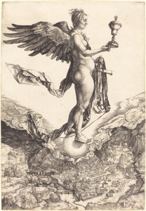 ネメシス（大いなる幸運） 作： Albrecht Dürer