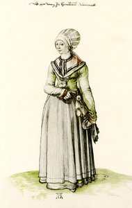 ニュルンベルク主婦 作： Albrecht Dürer