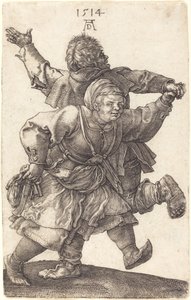 農民のカップルのダンス 作： Albrecht Dürer