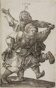 農民のカップルのダンス 作： Albrecht Dürer