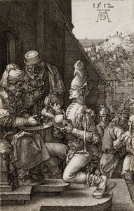 1512年、情熱から手を洗うピラト 作： Albrecht Dürer