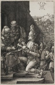 手を洗うピラト、『刻まれた受難曲』より 作： Albrecht Dürer