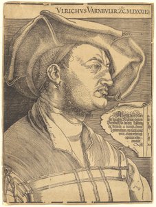 ウルリッヒ・ヴァーンビュラーの肖像 作： Albrecht Dürer