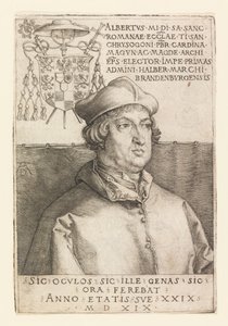 ブランデンブルクのアルブレヒトの肖像 作： Albrecht Dürer
