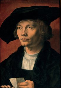 ベルンハルトフォンリーゼンの肖像、1521年 作： Albrecht Dürer
