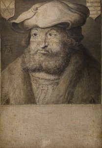 フレデリック3世の肖像、ザクセン選挙人1463-1525、c。 1525 作： Albrecht Dürer