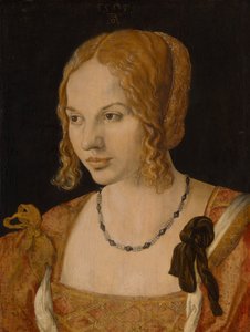1505年のヴェネツィアの若い女性の肖像画 作： Albrecht Dürer