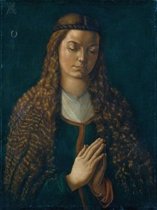 若い女性の肖像画