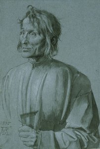 建築家ヒエロニムス・フォン・アウグスブルクの肖像、1506 作： Albrecht Dürer