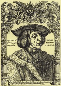 マクシミリアン皇帝の肖像 作： Albrecht Dürer