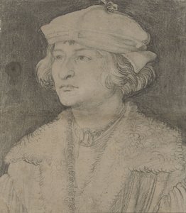 帽子をかぶった若い男の肖像、1506年頃 作： Albrecht Dürer