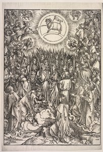 ヨハネの黙示録: 子羊の崇拝 作： Albrecht Dürer