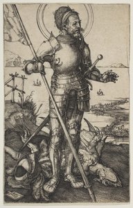 セントジョージスタンディング1502。 作： Albrecht Dürer