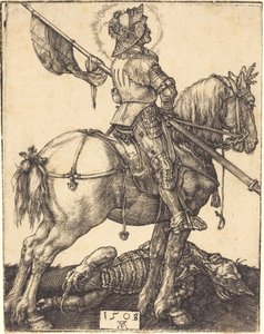 馬に乗った聖ジョージ 作： Albrecht Dürer