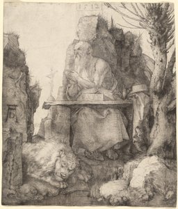 ポラード柳のそばの聖ヒエロニムス 作： Albrecht Dürer