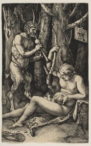 Satyr Family、1505。 作： Albrecht Dürer