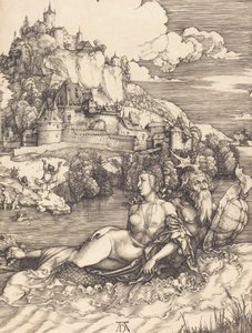 海の怪物 海の不思議、c。 1498年。 作： Albrecht Dürer
