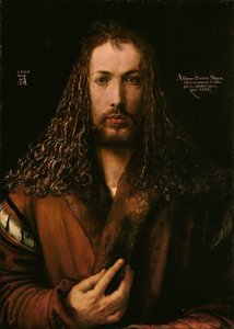 自画像 作： アルブレヒト・デューラー