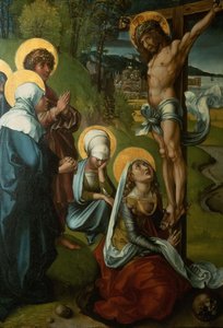 セブンソロウズポリプティックはりつけ、1495-1496。 作： Albrecht Dürer