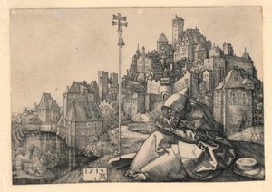 セント・アンソニー・レディング 作： Albrecht Dürer