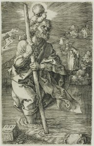 右向きの聖クリストファー