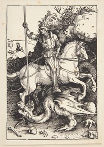 竜を殺す聖ゲオルク 作： Albrecht Dürer